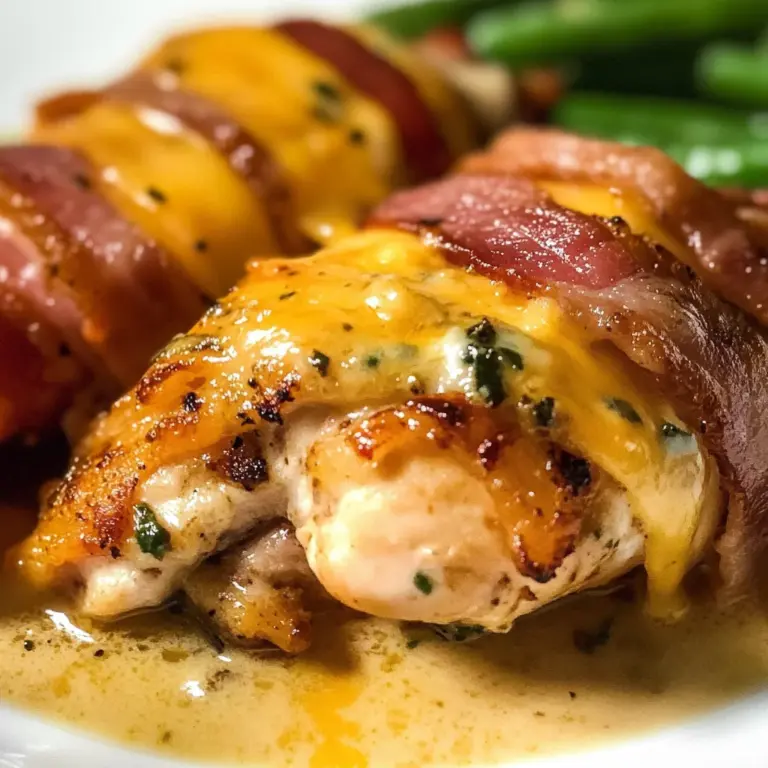 5 Minute 5 Ingredient Bacon Wrapped Chicken Breast