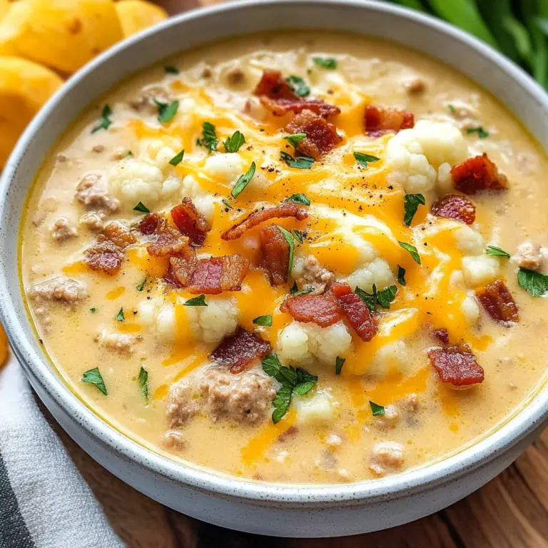 Bacon & Cheeseburger Soup