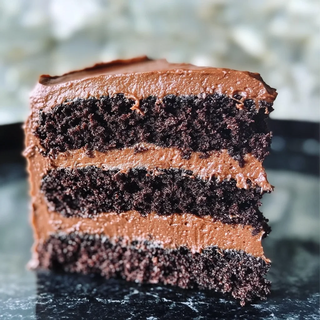 Blackout Healthy Paleo Chocolate Cake