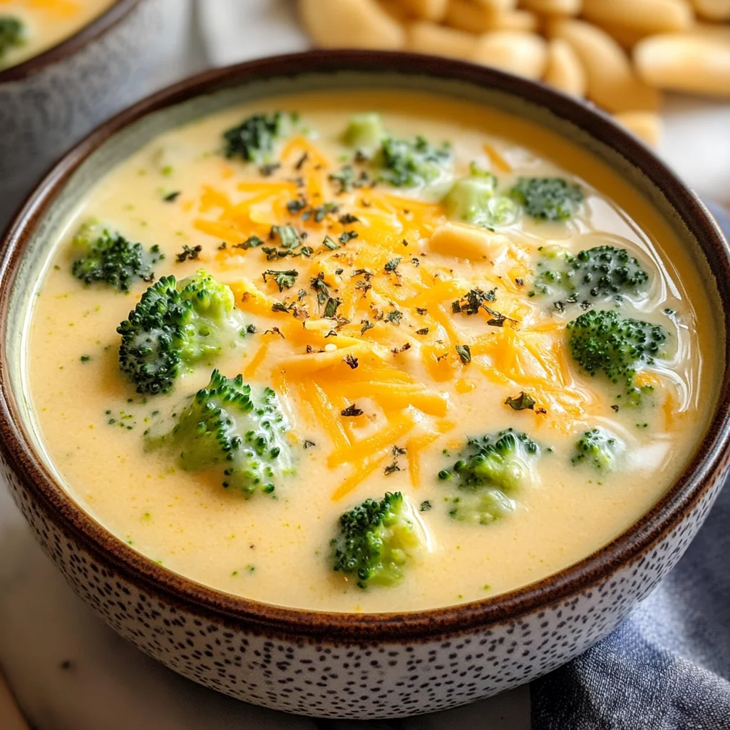 Broccoli Cheese Soup (5 Ingredients!)