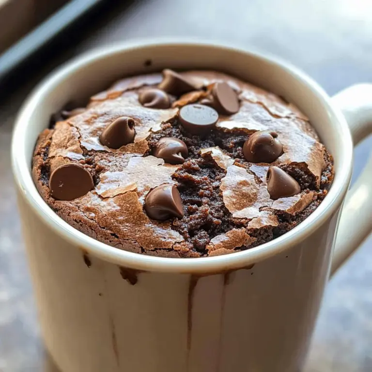 Brownie In A Mug