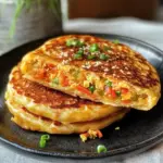 Chinese-Style Savoury Stuffed Breakfast Pancakes