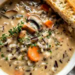 Creamy Mushroom & Wild Rice Soup