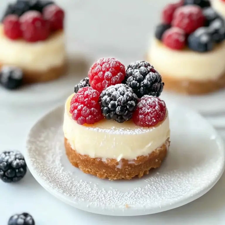 Gluten-Free Mini Cheesecakes