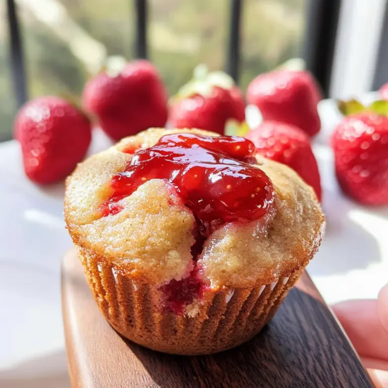 Gluten-free Strawberry Muffins (dairy-free option)