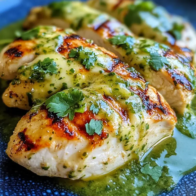 Grilled Salsa Verde Pepper Jack Chicken