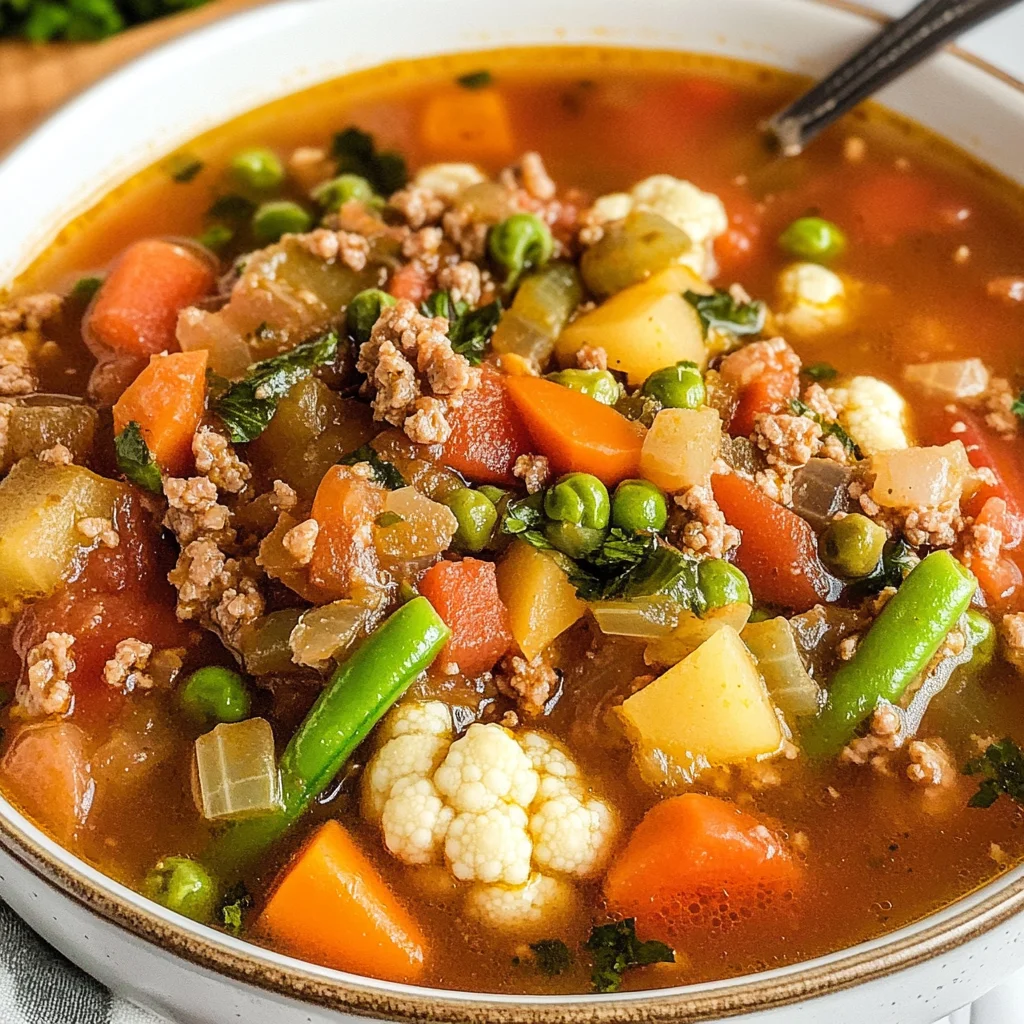 Hamburger Vegetable Soup
