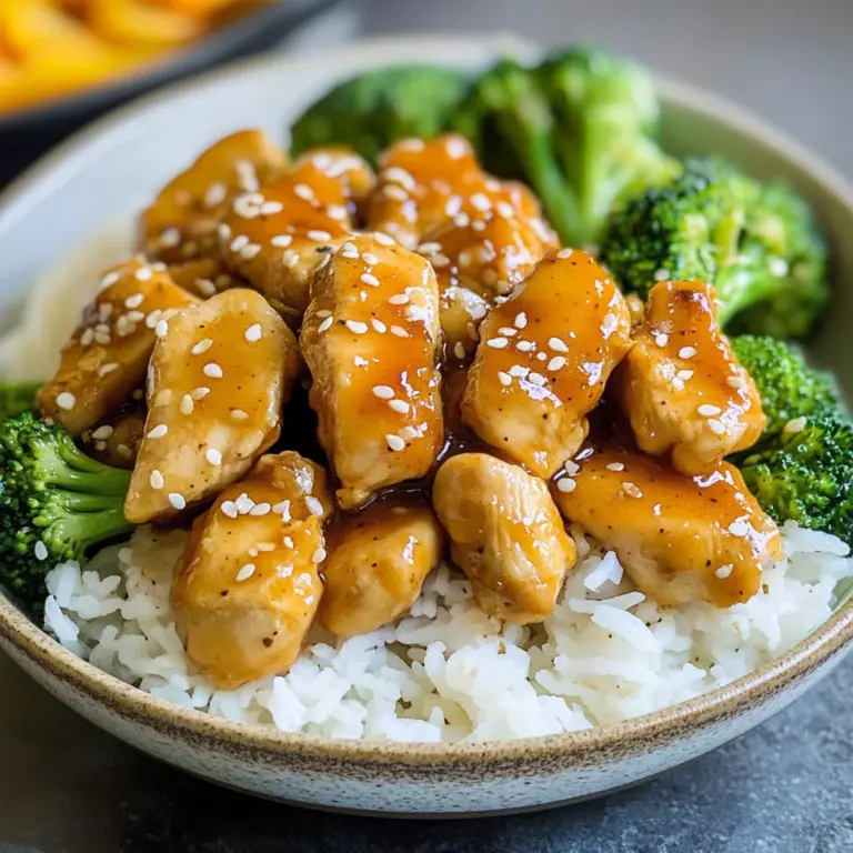 Healthy Orange Chicken Recipe