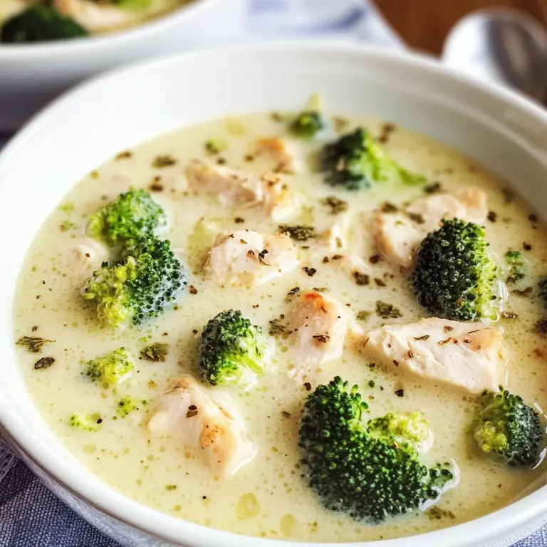 Keto Chicken Alfredo Soup