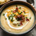 Loaded Cauliflower Soup (Whole30, Keto)