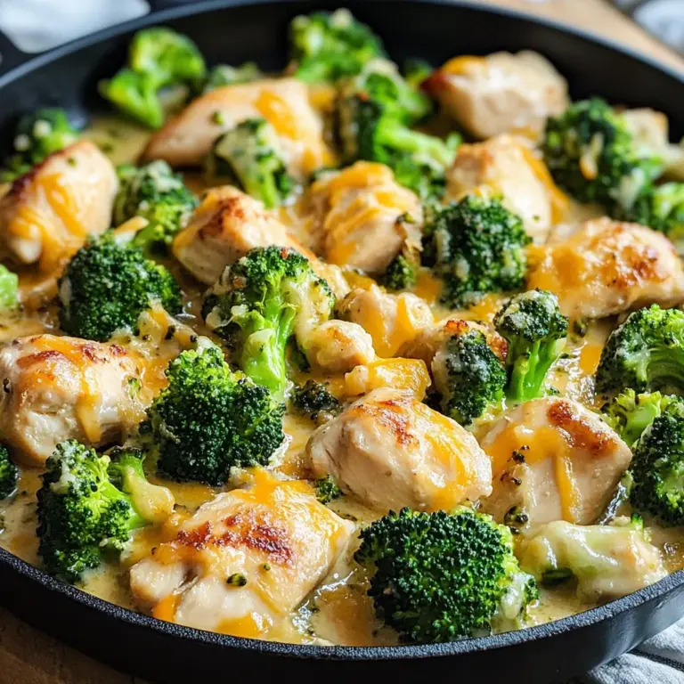 Low Carb Chicken Broccoli Skillet Recipe