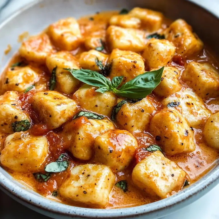 Marry Me Crispy Tofu with Gnocchi - Vegan & Dairy Free!
