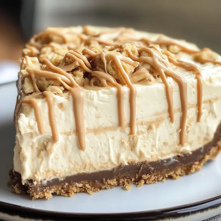 No Bake Peanut Butter Cheesecake