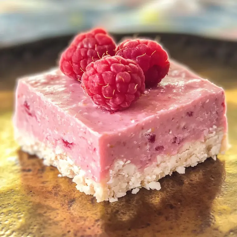 Raspberry Coconut Fudge | A sugar-free, vegan fudge recipe