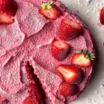 Vegan Strawberry Cake (Gluten free + 6 ingredients)