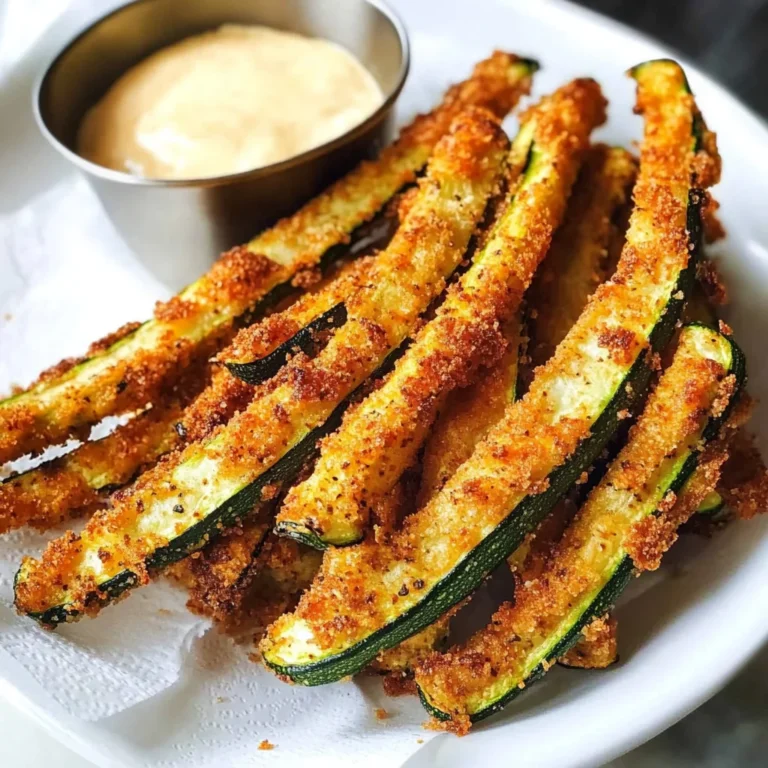 Crispy Baked Keto Zucchini Fries