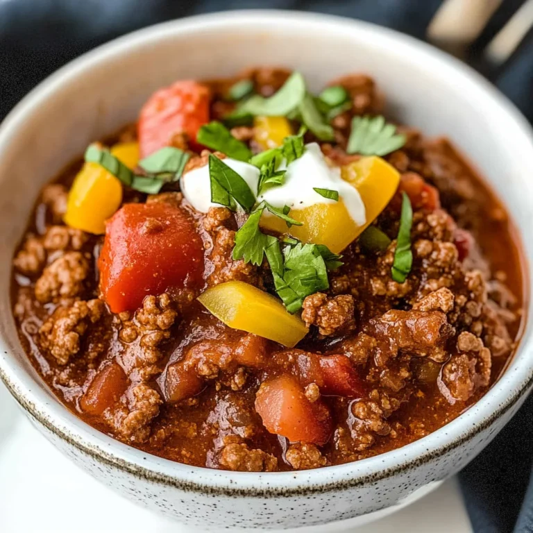Low Carb Chili Recipe