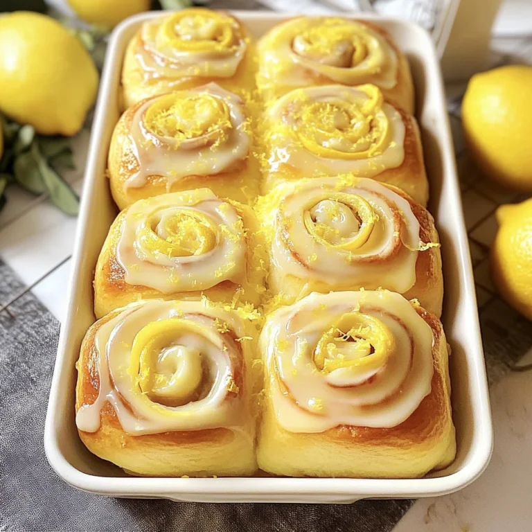 Vegan Lemon Sweet Rolls