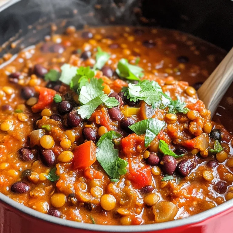 Vegan Lentil Chili Recipe
