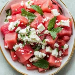 Watermelon Feta Salad with Mint