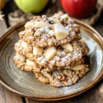 Apple Cinnamon Oatmeal Cookies (gluten-free, dairy-free option)