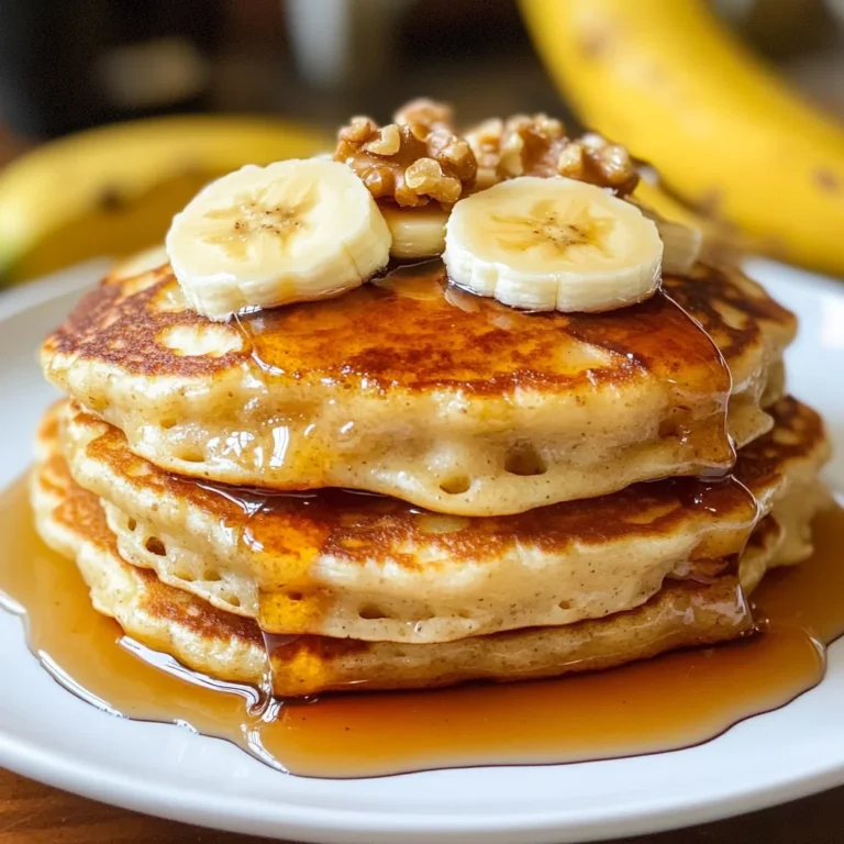 Brown Sugar Banana Pancakes