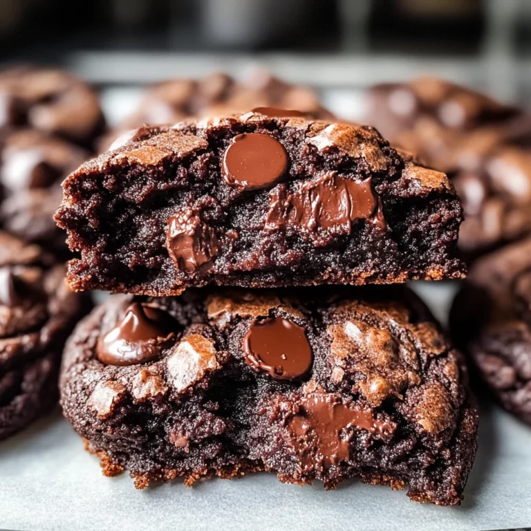 Chewy Chocolate Brownie Cookies