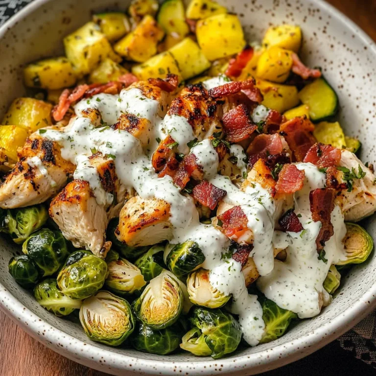 Chicken Bacon Ranch Keto Bowls