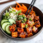 Crispy Gochujang Korean Tofu
