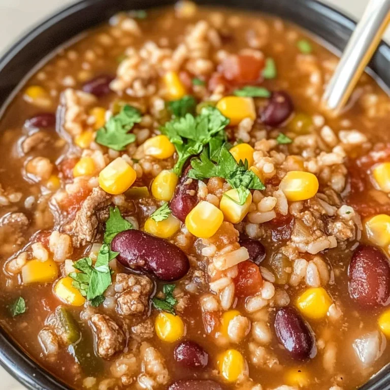 Crock Pot Taco Rice Soup Recipe