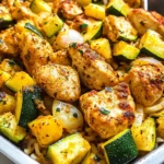 Easy Baked Chicken and Zucchini Recipe