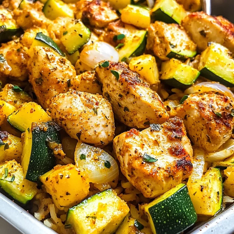 Easy Baked Chicken and Zucchini Recipe
