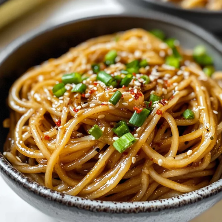 Garlic Sesame Noodles