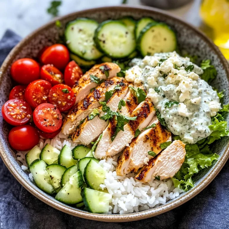 Greek Chicken Bowls
