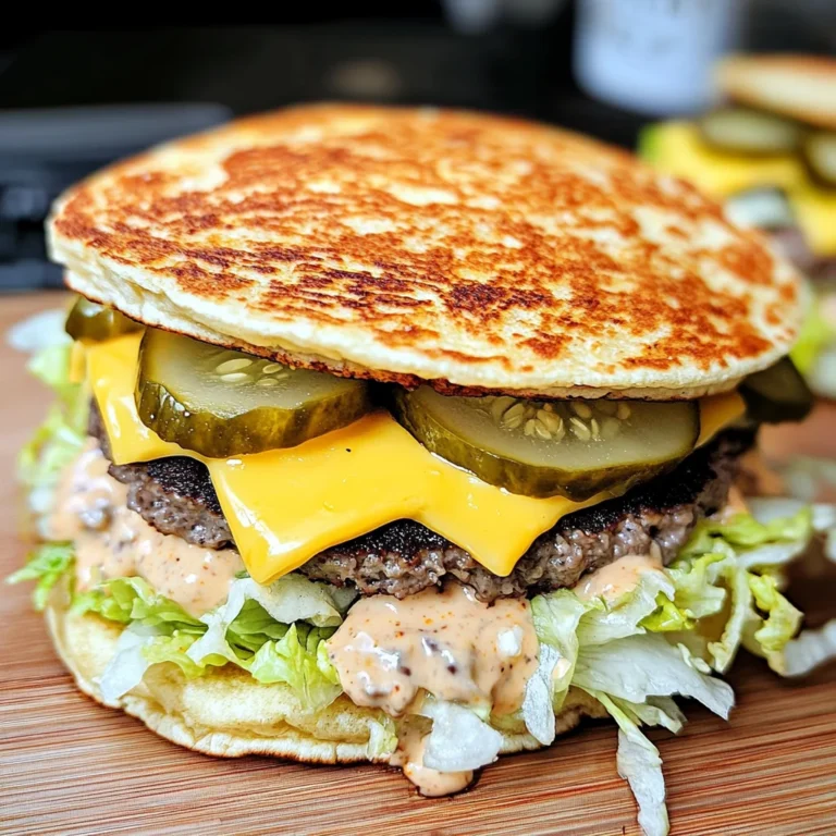 Keto Big Mac Smash Burgers