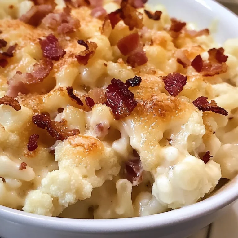 Keto Cauliflower Mac and Cheese