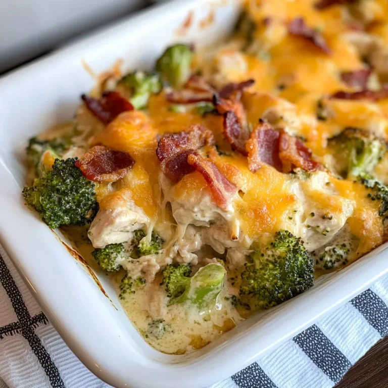 Keto Chicken Bacon Ranch Casserole