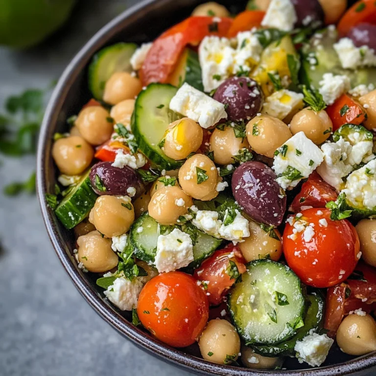 Mediterranean Chickpea Salad