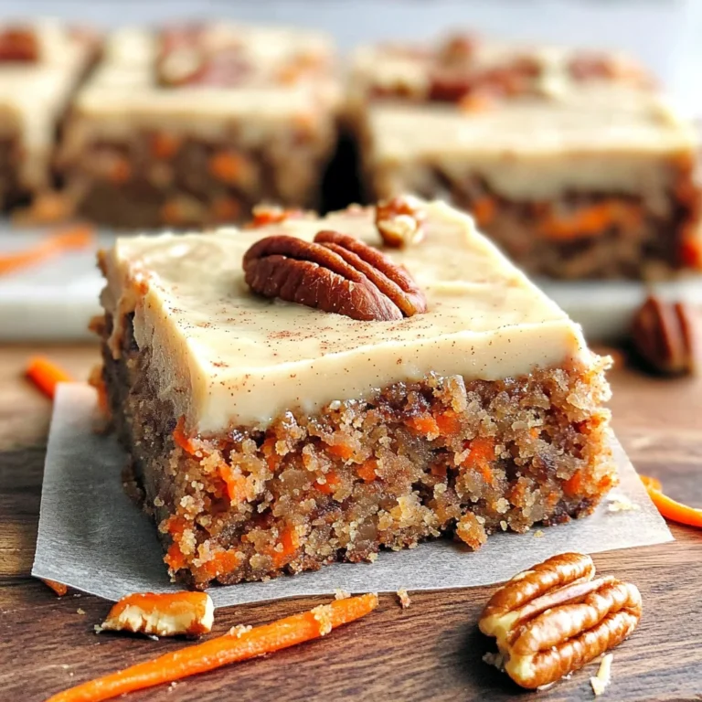 Paleo Vegan Carrot Cake Bars