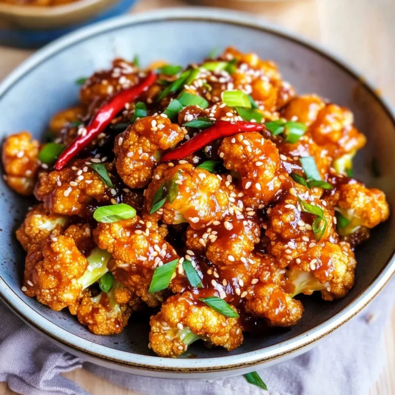 Sticky Sesame Cauliflower