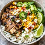 Street Corn Chicken Rice Bowl
