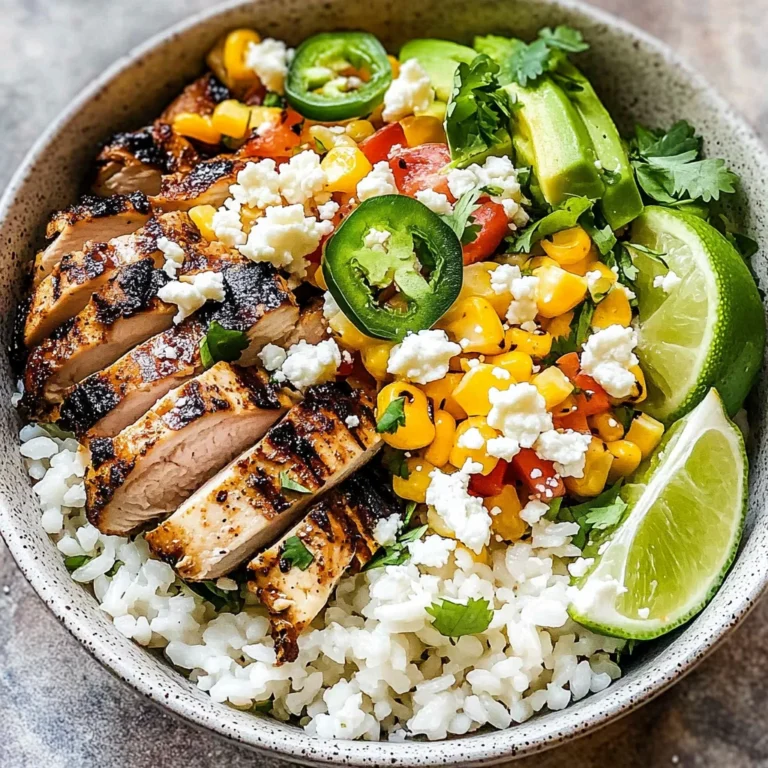 Street Corn Chicken Rice Bowl