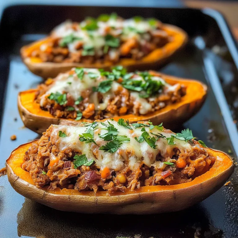 Turkey Taco Stuffed Sweet Potatoes