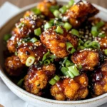 Air Fryer Sesame Cauliflower Wings