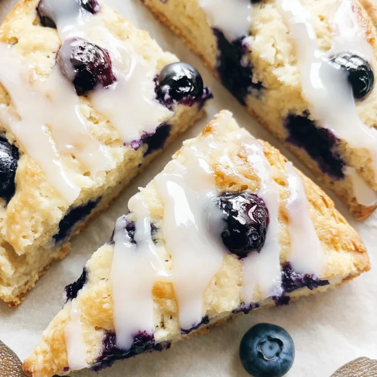 Almond Flour Lemon Blueberry Scones
