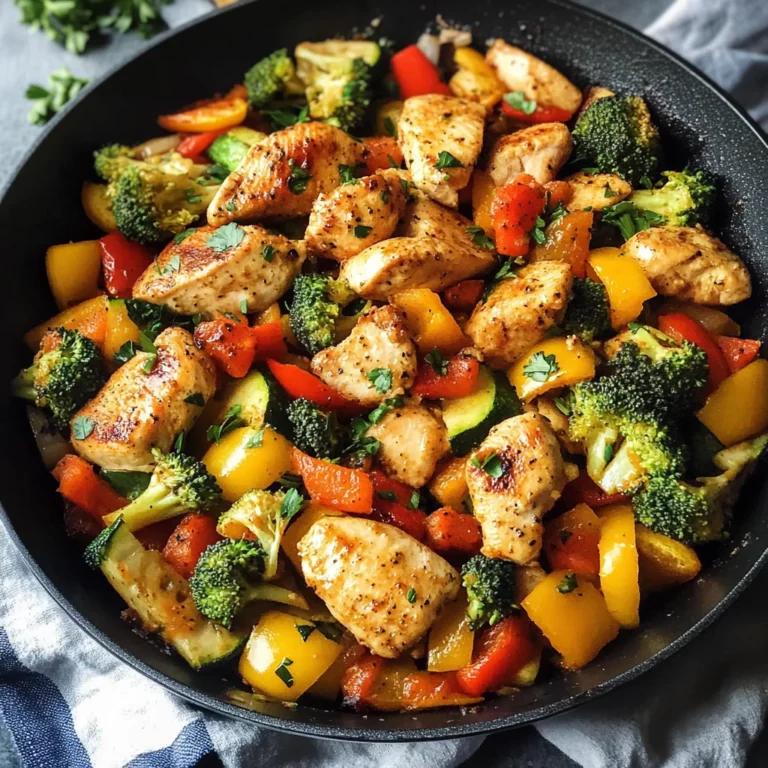 Chicken and Vegetables Skillet Recipe