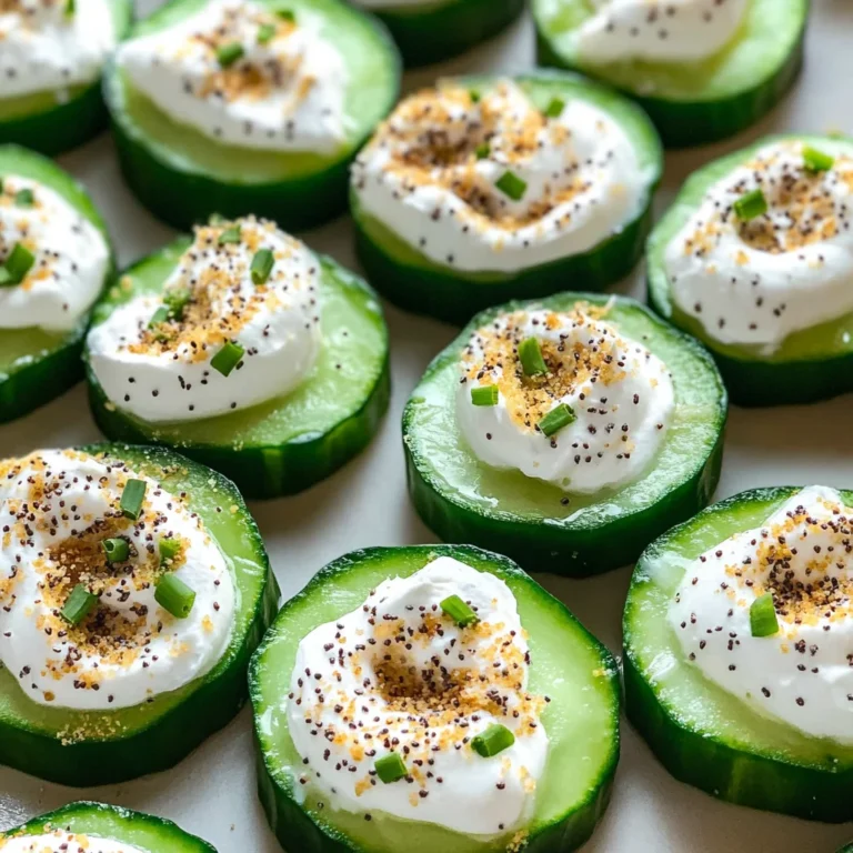 Everything Bagel Cucumber Bites