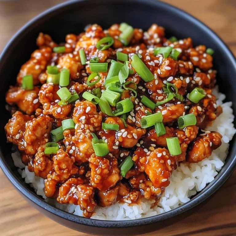 Firecracker Ground Chicken