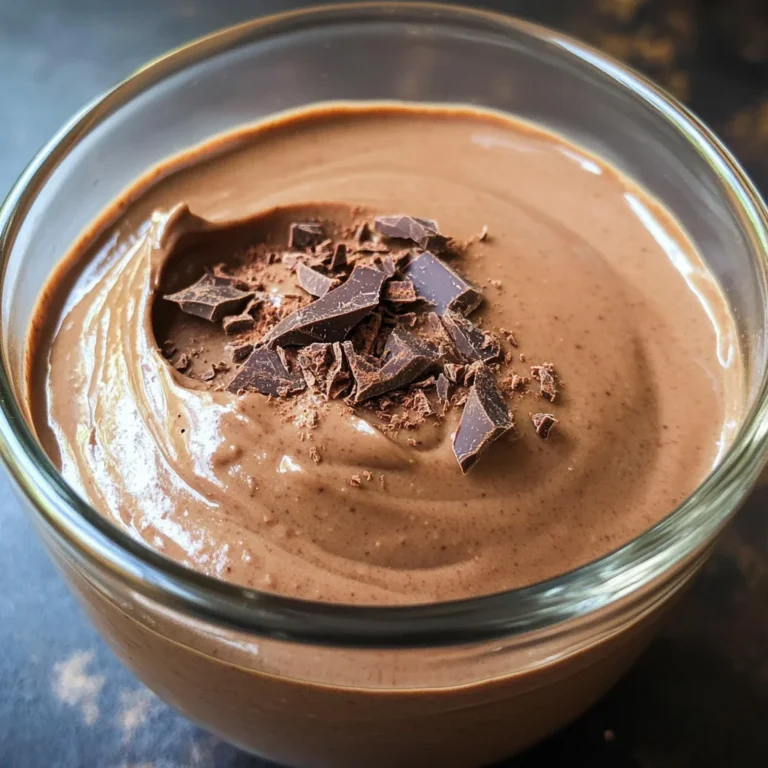 Healthy Chocolate Pudding