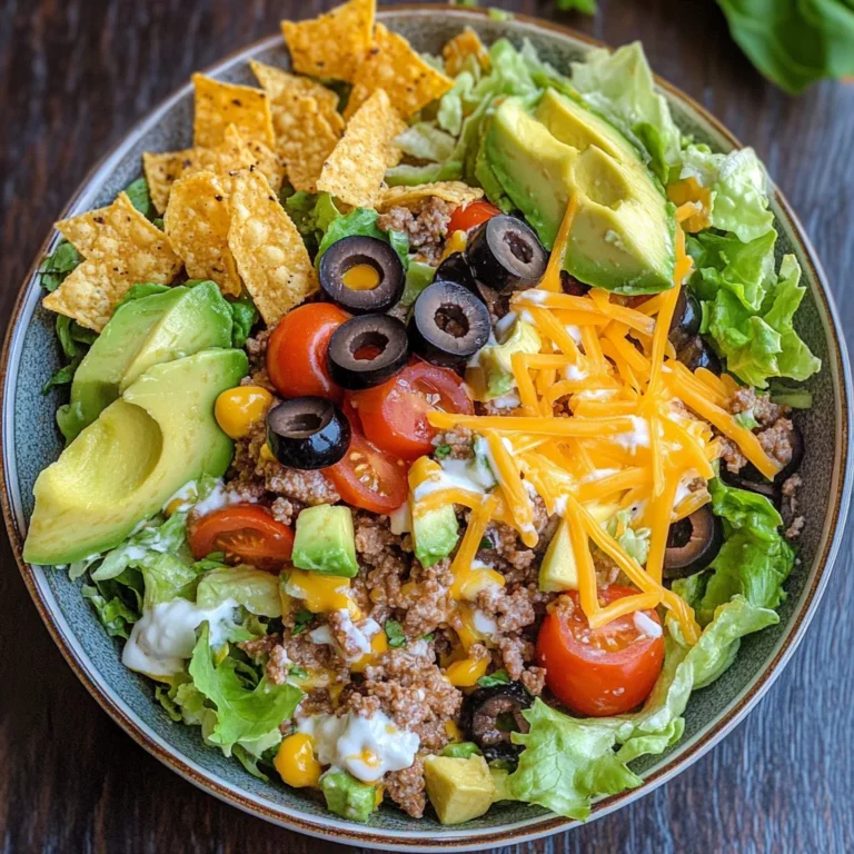 Low Carb Taco Salad Bowl